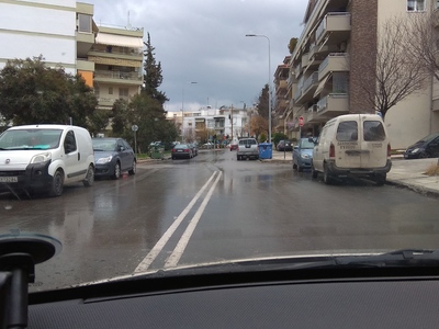 Κυκλοφοριακά προβλήματα στη Στρ. Σαράφη.