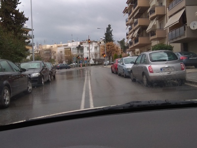 Κυκλοφοριακά προβλήματα στη Στρ. Σαράφη.