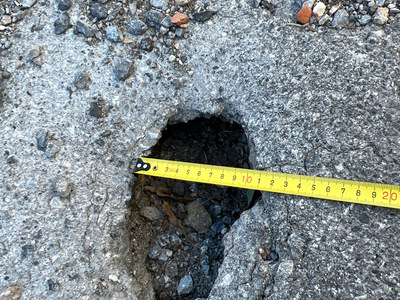 ΥΠΟΧΩΡΗΣΗ ΟΔΟΣΤΡΩΜΑΤΟΣ, ΕΠΙΦΑΝΕΙΑΣ 18cmX11cm, ΒΑΘΟΥΣ 13cm