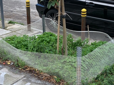 Τοποθέτηση πλάκες πεζοδρομίου