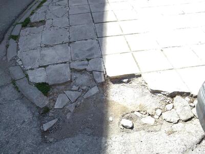 ΣΗΜΑΝΤΙΚΗ ΚΑΤΑΣΤΡΟΦΗ ΠΕΖΟΔΡΟΜΙΟΥ