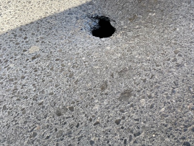 Επικίνδυνη λακούβα