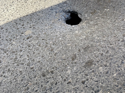 Επικίνδυνη λακούβα