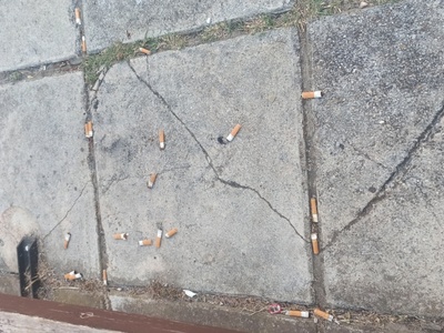 Καθαριότητα Παρκάκι από αποτσίγαρα