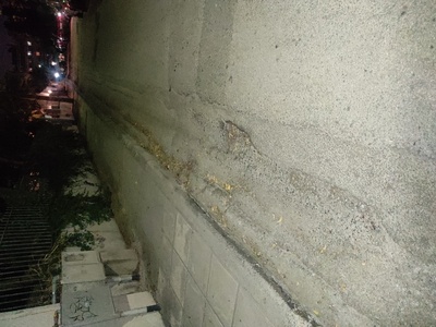 Μεγαλη τρυπα στο δρομο Αγιας Σοφιας