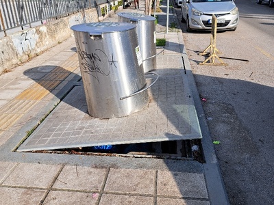 Καπάκι υπογείου κάδου