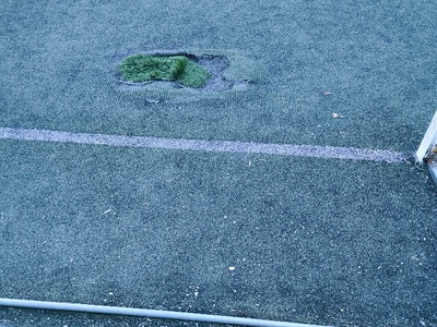 Συντήρηση γηπέδου 5Χ5 στην αυλή του 3ου δημοτικού