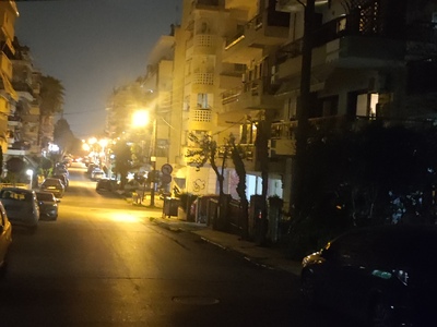 Καμένες λάμπες επί της Πολυβίου στη Νέα Κρήνη