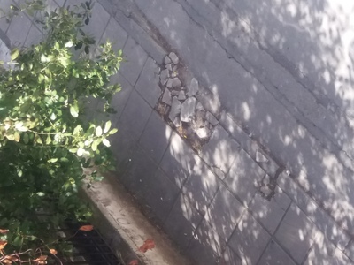Αποκατάσταση πεζοδρομίου 