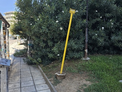 επικίνδυνη ταμπέλα στον αέρα  	ΔΙΩΡΟΦΑ