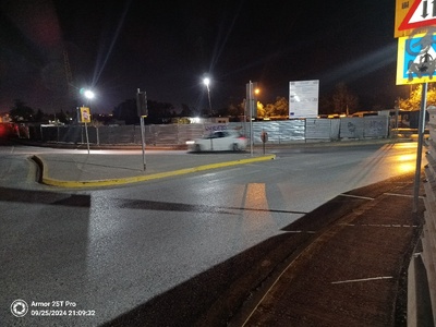 Διαγραμμισεις διαβάσεων πεζων οδών Γρηγορίου Κακουλίδη γυμναστηρίου Μικράς κ Πόντου