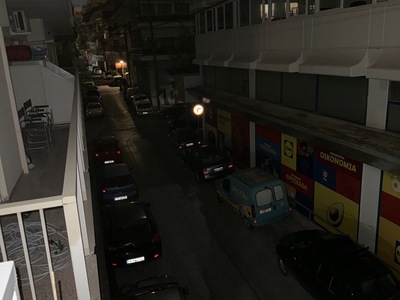 φωτισμός  Σολωμου και η ιουστινιανου πίσω από το Lidl της εθνικής αντιστάσεως