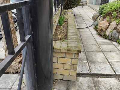 Ρίζες δέντρων του πεζοδρομίου έχουν μεγαλώσει και έχει πάρει κλίση η περίφραξη του συγκροτήματος Oasis  	ΕΦΕΣΟΥ