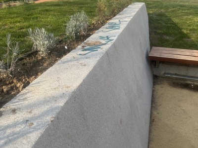 Ελλιπής Καθαρισμός Γκράφιτι – Αίτημα για Ολοκλήρωση των Εργασιών  	Ροδοπόλεως