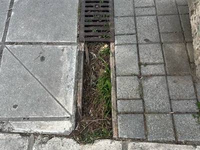 Αποκατάσταση 2 σπασμένων σχαρών αποχέτευσης   	Γιώργου Γεννηματά