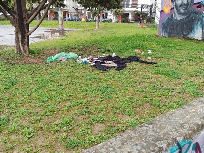 ελλειπης καθαριότητα στο Πάρκο των Αλησμόνητων Πατρίδων  Τσιγγιρίδου Χρίστου