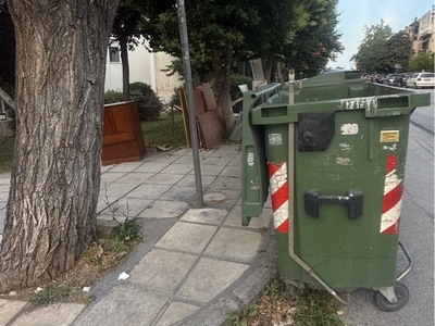 Απομάκρυνση Κλαδιών και Ογκωδών Αντικειμένων που Εμποδίζουν τη Διέλευση Πεζών   Ερυθρού Σταυρού με Παριδος γωνία