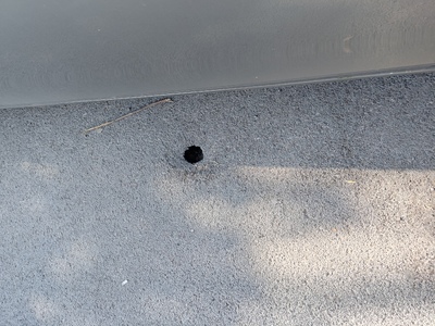 Τρύπα στην άσφαλτο με κενό από κάτω  	Λευκωσίας