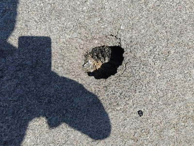 Τρύπα στο οδόστρωμα