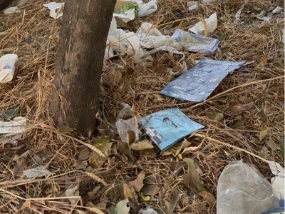 χωματερη στο κεντρο της καλαμαριας   χαλδιας