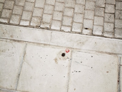 Καταστροφή Κωλονακια στην Μητροπολίτου Χρυσάνθου