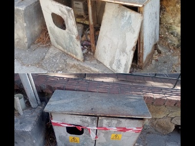 ΚΑΦΑΟ έξω απο το 6 δημοτικό σχολείο Καλαμαριάς Σμύρνης