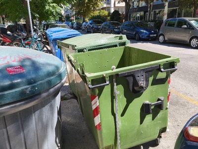 Αντικατάσταση πράσινου κάδου  Θεμιστοκλή Σοφούλη