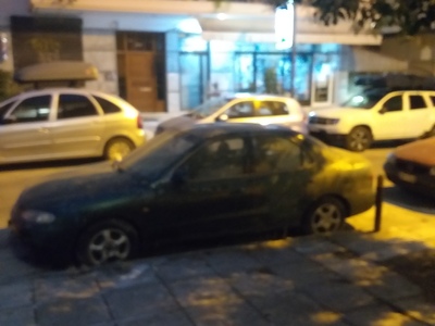 Εγκαταλελειμμένο οχημα εστια μολυνσης  Αριστείδου