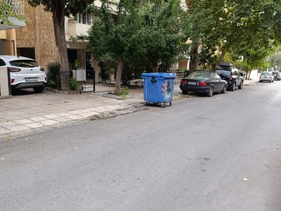 Μετακίνηση μπλε κάδου  Μητροπολίτου Αμβροσίου Μοσχονησίων