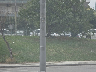 εσπασε η βαση της κολώνας Μητροπολίτου Γρηγορίου Κυδωνιών