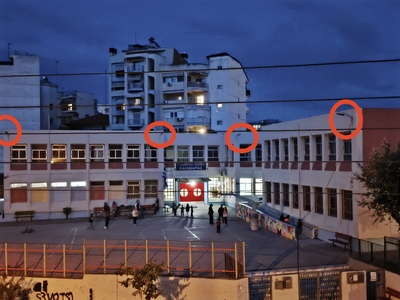 Τα φώτα στην αυλή του 7ου δημοτικού σχολείου δεν ανάβουν  	Ζηργάνου