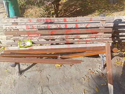 Βανδαλισμος  	Πάρκο Καυκάσου και βουλγαροκτονου