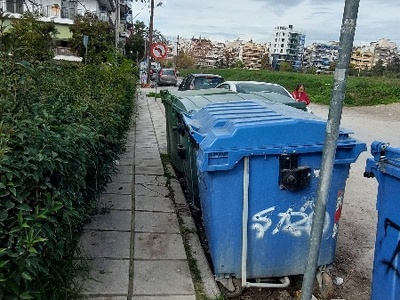 Θεση καδων στην οδο Μακροχωρίου  και Μιαούλη