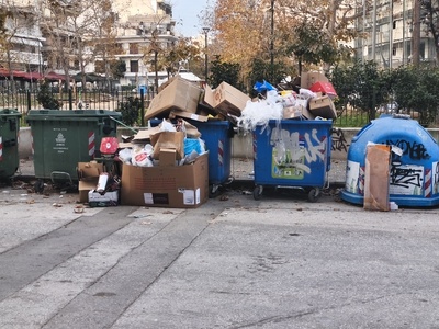 Μετακίνηση κάδων  Παρασκευοπούλου