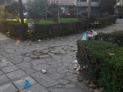 αμμεσα σκουπισμα δρομου και πεζοδρομιου  	Ελ βενιζελου