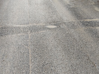 Επικίνδυνη τρύπα στην άσφαλτο  Νικολάου Ζορμπά