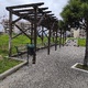 Ξυλινη πέργκολα στο πάρκο   Ανδρέα Παπανδρέου