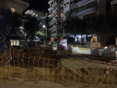 έλλειψη θέσεων στάθμευσης λόγω έργων στην Πάτμου και στην Κύπρου