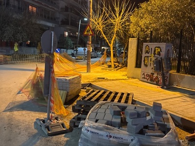 έλλειψη θέσεων στάθμευσης λόγω έργων στην Πάτμου και στην Κύπρου