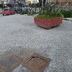 Σπασμένο καπάκι δικτύου σε πεζοδρόμιο  Πόντου με Επανομής,