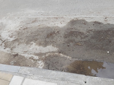 Ανάγκη για καθαρισμό του οδοστρώματος. Καλύμνου