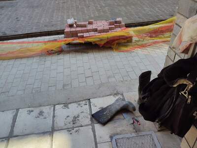 Πεζοδρομιο στην Περικλεους 24 φωτογραφιες πριν την καταστροφη