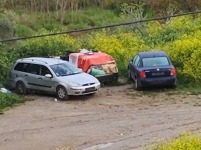 Παραβιασμενα οχήματα από μετανάστες  	Μιαούλη