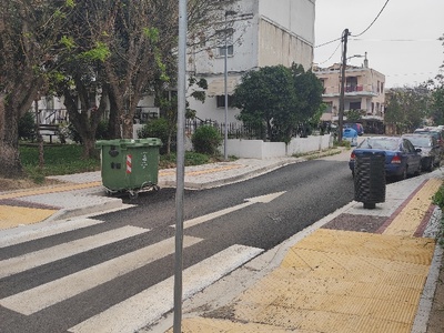 Οδοσήμανση Σουλίου   στη συμβολή με την Ερυθρού Σταυρού.