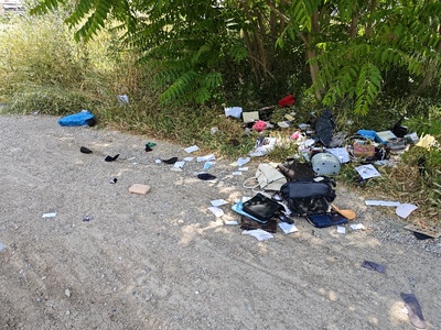 Μόλυνση περιβάλλοντος  Μιαούλη  τέρμα της εφεσσου