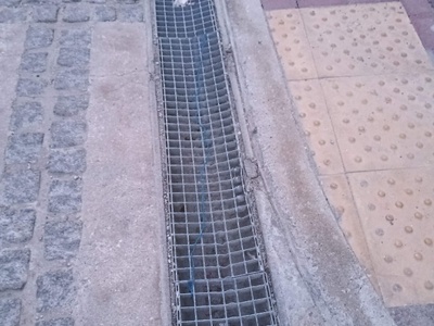 σχαρες αποχετευσης ομβριων  	Παπαντωνίου