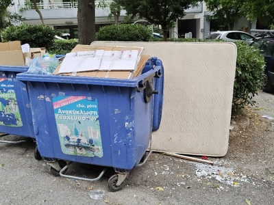 στρώμα στα σκουπίδια 	Ιωνιας