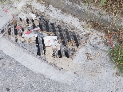 Καθαρισμός φρεατίου όμβριων υδάτων στην Ανδρέα Παπανδρέου