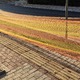 Συμμάζεμα εργοταξιακών πλαστικων πλεγμάτων περίφραξης. Ερυθρού Σταύρου