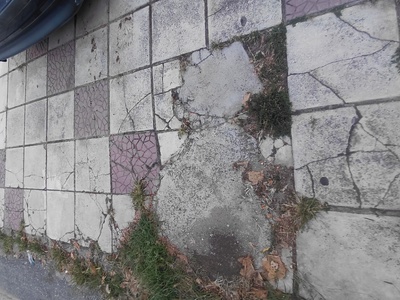 Αίτημα αυτοψίας και αποκατάστασης πεζοδρομίων – Βλ. Γαβριηλίδη 45